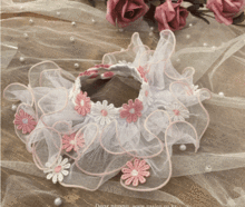 blossoms scarf  *  (S~5XL) 블러썸 케이프 핑크